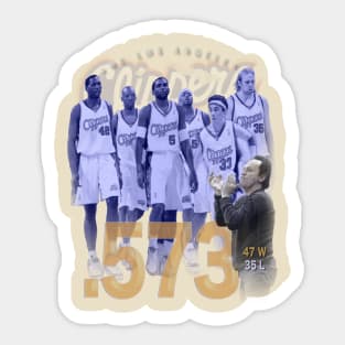 Vintage LA Clippers Sticker